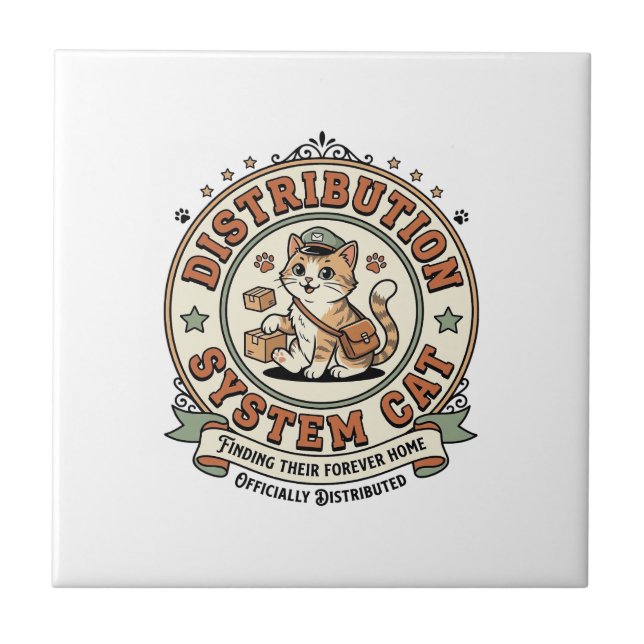 Verteilungssystem Katze Verteilungssystem Katze Vi Fliese (Vorderseite)