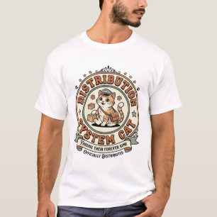Verteilungssystem Katze Verteilungssystem Katze Vi T-Shirt
