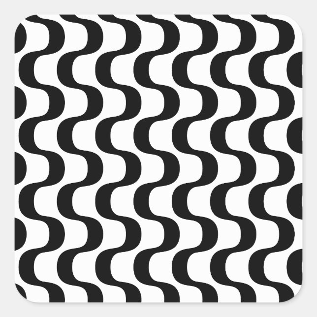 Vertical Copacabana Quadratischer Aufkleber (Vorderseite)