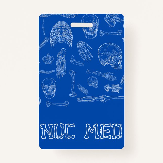 Vertical Medical Badge Buddy  Ausweis (Rückseite)