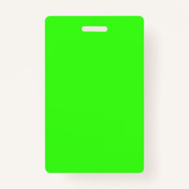 Vertical Neon Green Badge – Customizable Ausweis