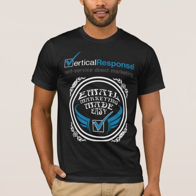 VerticalResponse Felsen auf Schwarzem - Männer T-Shirt (Vorderseite)
