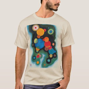 Vertiefung des Abstrakten Impulses auf der Leinwan T-Shirt