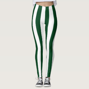 Vertikal gestrichene pakistanische Flaggenfarben Leggings