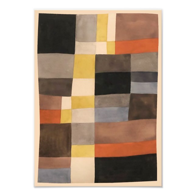 Vertikal-Horizontale Rhythmen | Sophie Taeuber-Arp Fotodruck (Vorne)