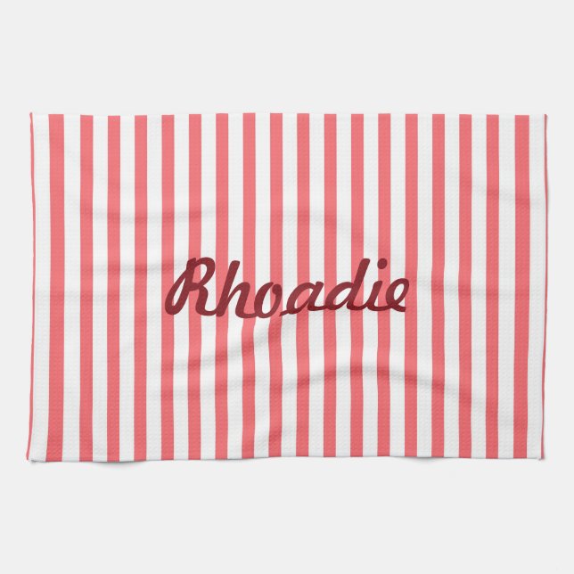 Vertikal rosa und weiß geschirrtuch (Horizontal)