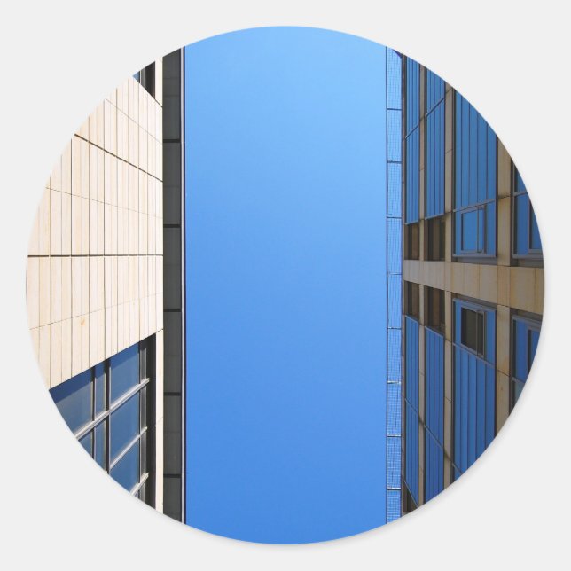 Vertikal Runder Aufkleber (Vorderseite)