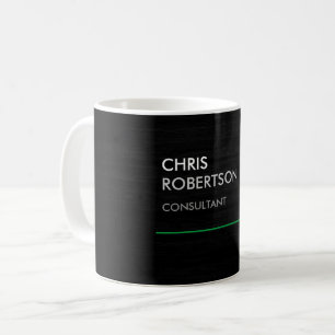 Vertikal Schwarz Grau attraktiv Kaffeetasse