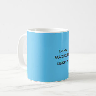 Vertikal Stilvolles Berufliches Minimalistisch Bla Kaffeetasse