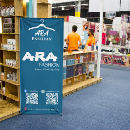 Vertikal verwendbares Banner für Unternehmen