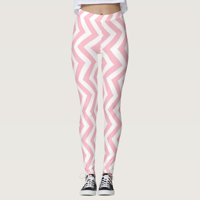 Vertikal Zickzack Leggings (Vorderseite)