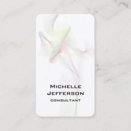 Vertikale Abstrakte Kurven Moderne Mode Visitenkarte