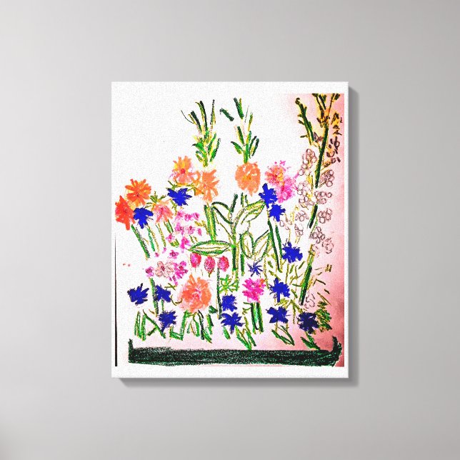 Vertikale Anordnung Leinwanddruck (Vorderseite)