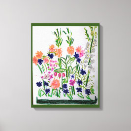 Vertikale Anordnung Leinwanddruck