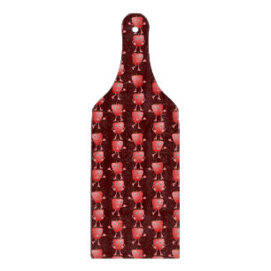 Vertikale Äpfel Schneidebrett