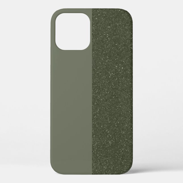 Vertikale Aufteilung Moss-Noise iPhone 12 Pro Fall Case-Mate iPhone Hülle (Rückseite)