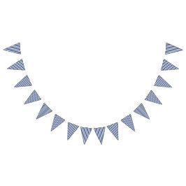 Vertikale dünne Marine-Streifen Wimpelkette