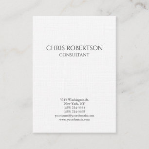 Vertikale einfache Ebene große moderne minimalisti Visitenkarte