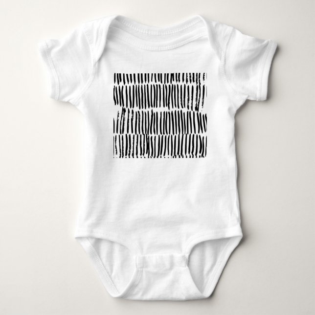 Vertikale Elemente: HandGezeichnet Nahtloser Stil. Baby Strampler (Vorderseite)