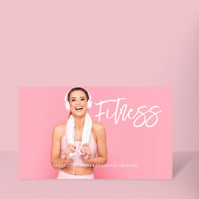 Vertikale Fitness | Personal Trainer QR Code Foto Visitenkarte (Von Creator hochgeladen)