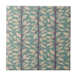 Vertikale Foliage Kaskade Blätter Aquamarin Berry Fliese