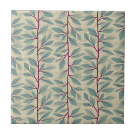 Vertikale Foliage Kaskade Blätter Aquamarin Berry Fliese