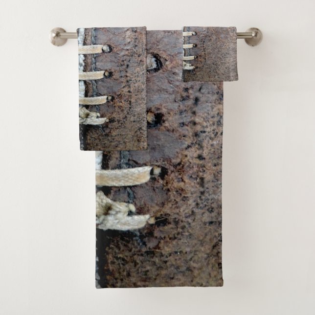 Vertikale Fußball-Strings Badhandtuch Set (Insitu)