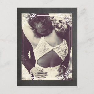 Vertikale geweißtes Schablonenpaarbild Ankündigungspostkarte