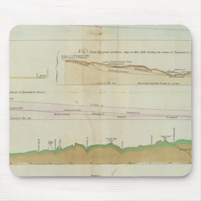 Vertikale Hauptabschnitte Mousepad (Vorne)