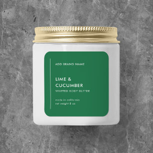 Vertikale Linie Produktlabel mit benutzerdefiniert Quadratischer Aufkleber