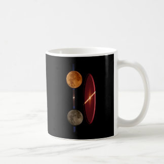 Vertikale Monde mit Moonstreak Kaffeetasse