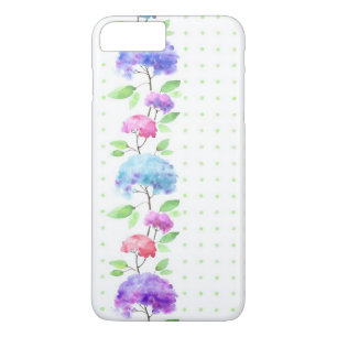 Vertikale nahtlose Mustergrenze des Aquarells Case-Mate iPhone Hülle