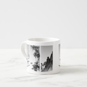 Vertikale orientalische Rolle Espressotasse