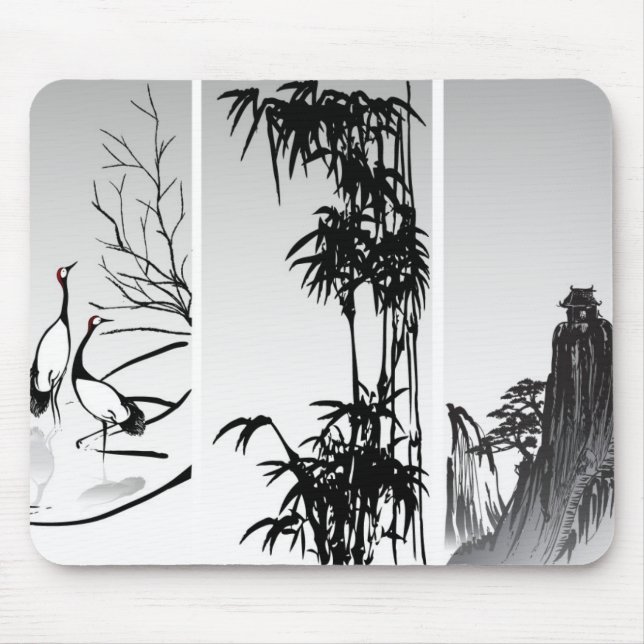 Vertikale orientalische Rolle Mousepad (Vorne)