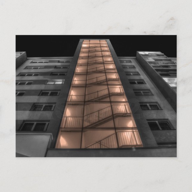 Vertikale Postkarte (Vorderseite)