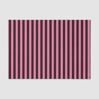 Vertikale rosa und schwarze Streifen Seidenpapier