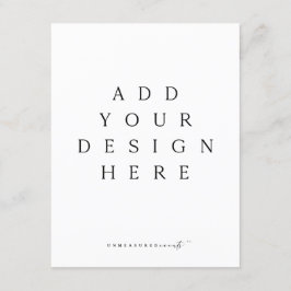 Vertikale RSVP-Karten/Umschließungen Einladung