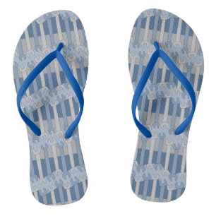 Vertikale Schraubenschlüssel Muster Flip Flops