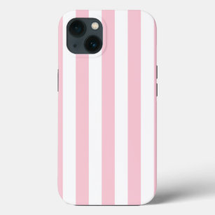 Vertikale Streifen Baby rosa und weiß gestreift Case-Mate iPhone Hülle