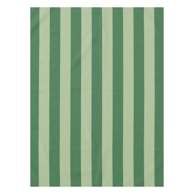 Vertikale Streifen, grün gestreift Tischdecke (Vorderseite)