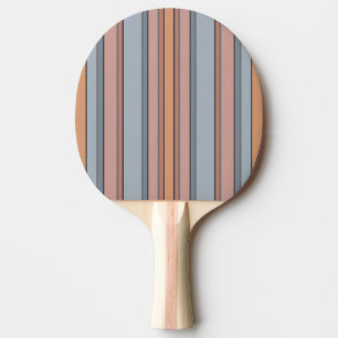 Vertikale Streifen in blau rosa, graue Farbe Tischtennis Schläger