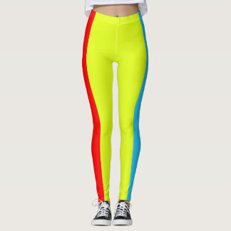 Vertikale Streifen Leggings