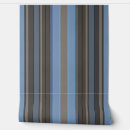 Vertikale Streifen Moderne, einfache Braun- und Du Tapete