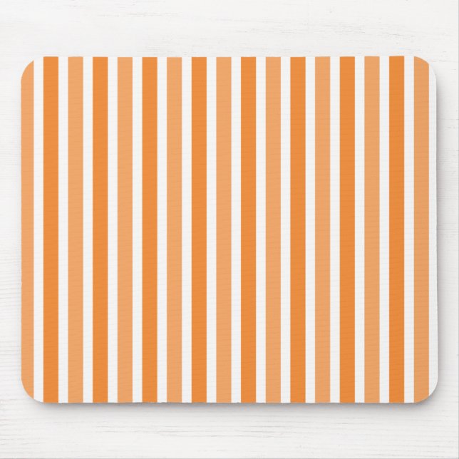 Vertikale Streifen Mousepad, Mandarine Mousepad (Vorne)