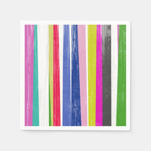 Vertikale Streifen Serviette (Vorderseite)