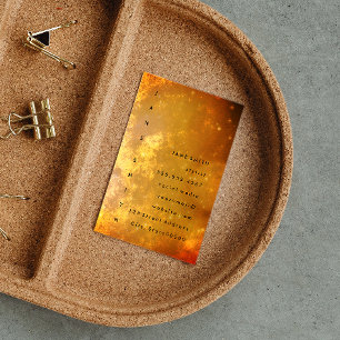 Vertikale Texterstellung Visitenkarte