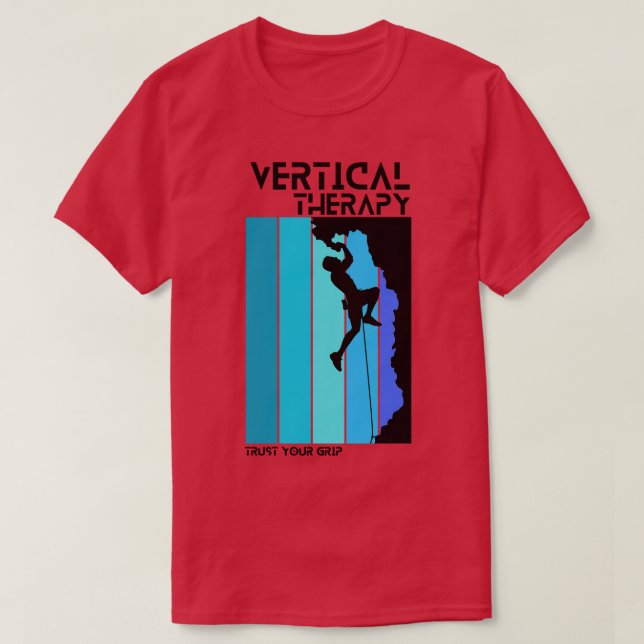 Vertikale Therapie Vertrauen Sie Ihren Griff Klett T-Shirt (Design vorne)