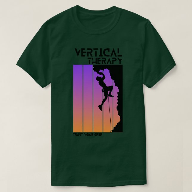Vertikale Therapie Vertrauen Sie Ihren Griff Klett T-Shirt (Design vorne)