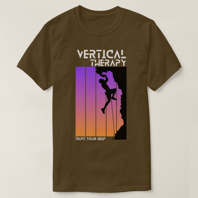 Vertikale Therapie Vertrauen Sie Ihren Griff Klett T-Shirt (Design vorne)