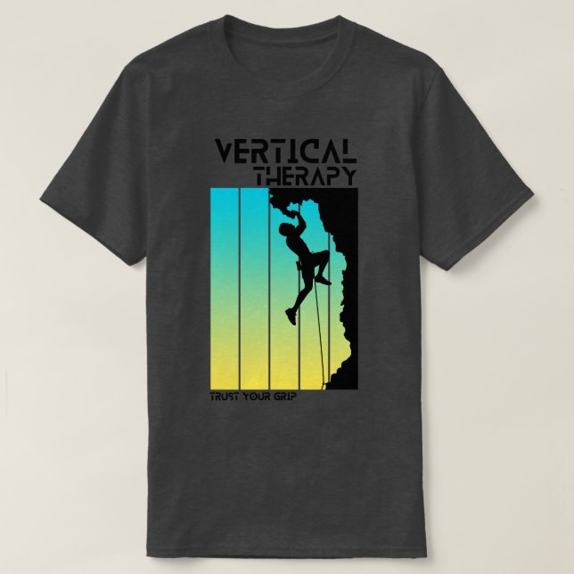 Vertikale Therapie Vertrauen Sie Ihren Griff Klett T-Shirt (Design vorne)